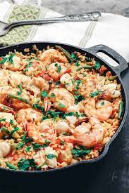 easy seafood paella recipe full