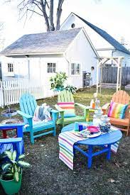 Colorful Patio Furniture And S Mores