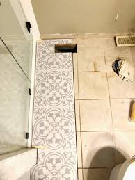 easy diy bathroom flooring ideas