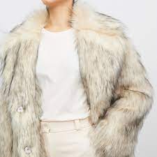 Jakke Katie Faux Fur Coat Fox
