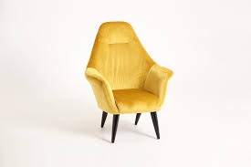 This cover is made from durable skiftebo polyester fabric. Yellow Cosy Upholstered Modern High Back Armchair Rein Urvission Interiors