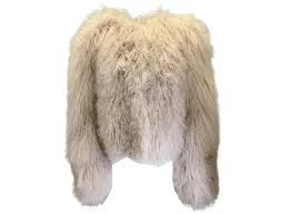 Lamb Fur Short Coat Pink Ref 966071