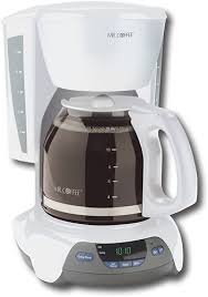 Coffee maker and after i cleaned it i cannot reset the clock. Best Buy Mr Coffee 12 Cup Programmable Coffeemaker White Tfx20
