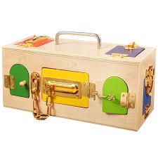 People use safe deposit boxes to hold a variety of important papers and other items. Montessori Wooden Toys Colorful Lock Box Rectangle Kids Children Preschool Educational Toy Daily Learning Training Unlock Toys Buy Wood Lock Box Montessori Training Toys A Lock Wooden Box Product On Alibaba Com