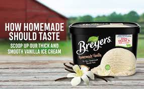 breyers homemade vanilla ice cream