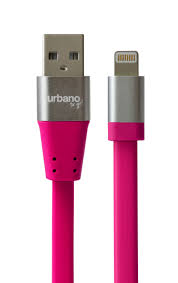 Urbano To Go Lighting Usb Flat Cable Pink Imonsterparts