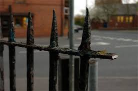 To complete the look, add on decorative aged metal work of spikes, studs and bolts. Boy S Leg Impaled On Metal Spike As He Climbed Fence Chronicle Live