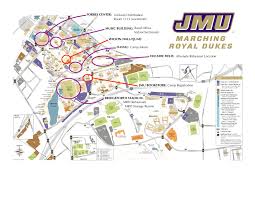 James Madison University Marching Royal Dukes Camp Map