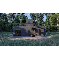 Plus 1 Getaway Pad 620 Sq Ft 1 Bed And Roof Deck Tiny Home Steel Frame Building Kit Adu Cabin Guest House