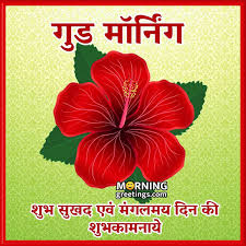 Early in the morning, when the sun rises slightly in the sky, with light, fresh and cool air blowing all around, it is a good time to. 30 Good Morning Hindi Images à¤— à¤¡ à¤® à¤° à¤¨ à¤— à¤¹ à¤¨ à¤¦ à¤‡à¤® à¤œ à¤¸ Morning Greetings Morning Quotes And Wishes Images