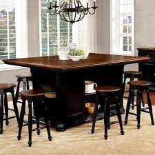 Our selection of elegant pub height dining tables comes in various sizes and colors, making it especially easy to locate a piece that matches your needs perfectly. Furniture Of America Sabrina Cm3199bc Pt Table Cottage Counter Height Dining Table With Shelving And Storage Nassau Furniture And Mattress Pub Tables