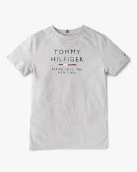 grey tshirts for boys by tommy hilfiger