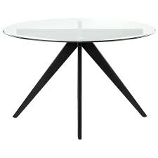 Anders Round Glass Top Dining Table