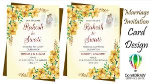wedding invitation card design