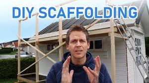 how to build a wooden scaffolding