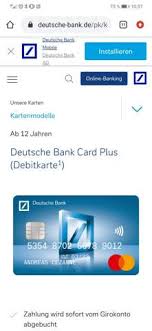 Find more data about meine deutsche bank. Deutsche Bank Debit Card Geld Wirtschaft Und Finanzen Kreditkarte