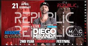Diego Miranda performs LIVE for Republic Club...