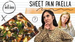 sheet pan paella recipe
