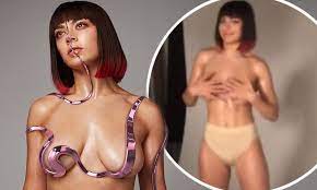 Charli XCX goes almost NAKED for very risqué album artwork | Daily Mail  Online
