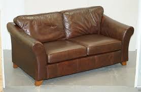 1999 abbey brown leather sofa part of