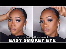 black smokey eye tutorial full face
