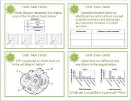 Cells And Cell Organelles Task Cards For Middle And High School
