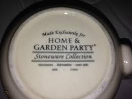 4 Home And Garden Party Stoneware