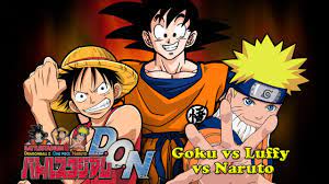 Goku vs Naruto vs Luffy in Battle Stadium DON - YouTube