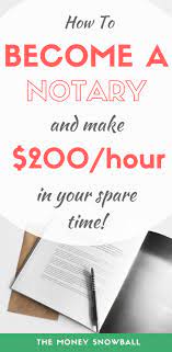 Step v (how can you obtain the notary license). How To Become A Notary Earn 200 Per Hour In Your Spare Time The Money Snowball