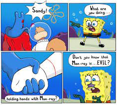b-intend] Sandy x Man Ray (Spongebob Squarep...