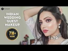 indian wedding guest makeup festive