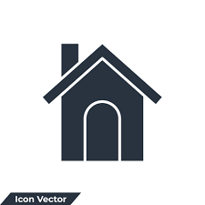 home icon logo vector ilration