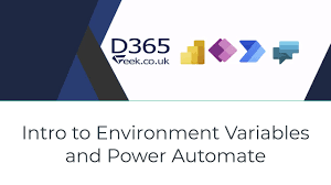 environment variables in power automate