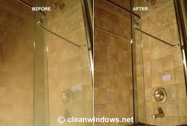 Shower Door Cleaning And Water Stain