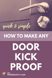 No matter what kind of back doors you have, security cameras are undoubtedly one of the best ways to this kind of door is usually secured by latches only, which is easy to be kicked in. Best Ways To Kick Proof Your Doors Home Security Tips Burglar Proof Security Door