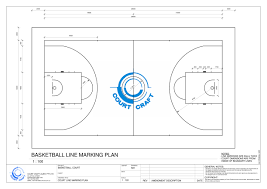 basketball dimensions court craft