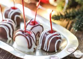 chocolate covered spiked cherries