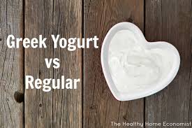 greek and regular yogurt