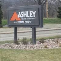 The company doesn't use solid wood on many of its furnishings, but the engineered. Ashley Furniture Industries Corporate Headquarters Arcadia Wi