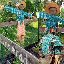13 best diy garden scarecrow ideas and