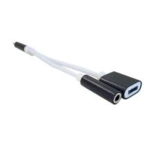 2 In 1 Lightning To 3 5mm Headphone Jack Adapter Charge Cable For Apple Iphone 6 6s Plus Black 86021692 Buy At The Price Of 6 99 In Tmart Com Imall Com