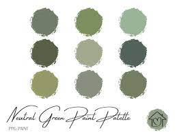 Neutral Greens Ppg Paint Palette Paint