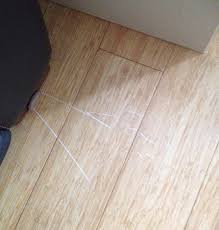 bamboo flooring scratches or dents