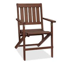 mahogany folding patio dining chair