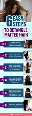 how to detangle matted hair painlessly