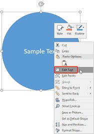 text within shapes in powerpoint 2016