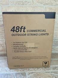 addlon outdoor string lights 48 ft
