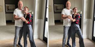 Bruce Willis shares sweet embrace with daughter Tallulah and makes funny 
faces in playful snaps