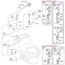 Kohler Toilet Replacement Parts San