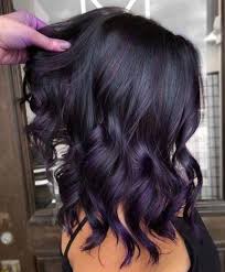 I found the purple dyes too hard to keep up with, and have since switched to red, which i find fades a bit nicer in my hair. The Prettiest Dark Hair Colors For Fall Hair Color For Black Hair Hair Color Shades Hair Styles